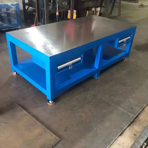 模具操作台五金机械重型铣磨钢板钳工工作台抽屉式装配飞模台修模