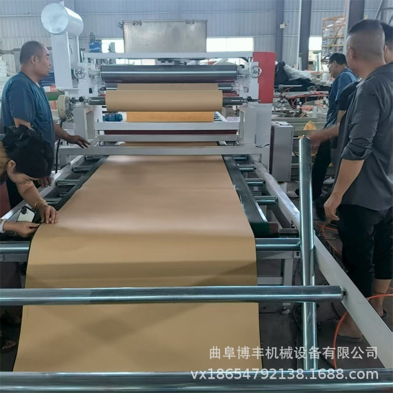 海绵自粘聚酯纤维板涂胶复合机