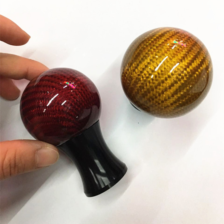 汽车通用真碳纤维金属排挡头