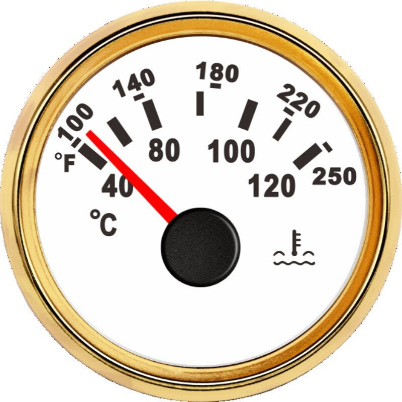 SJ系列 DN52mm 指针式水温表 12V/24V电压 船用车用