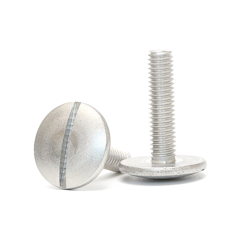 gb947一字特大扁头螺钉304不锈钢开槽螺丝扁圆头螺栓m2m3m4m5m6