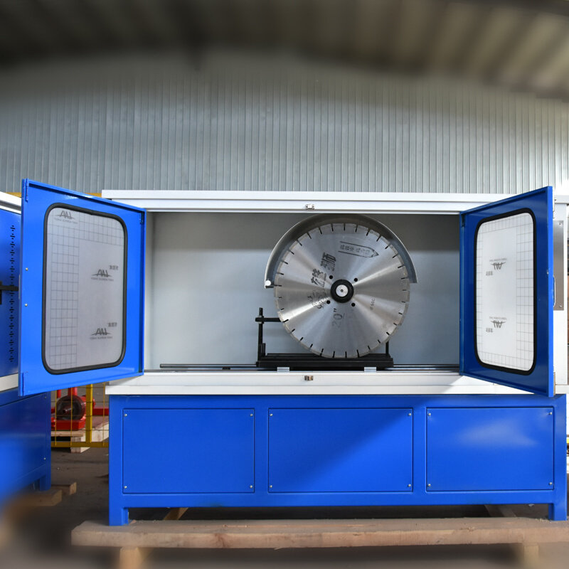 dq-4混凝土岩石切割机双刀金刚石锯片锯石机全自动砼芯样切割机