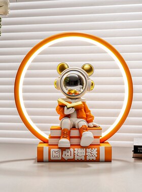 宇航员太空人台灯氛围感书房桌面摆件儿童房家居好物房间装饰家用