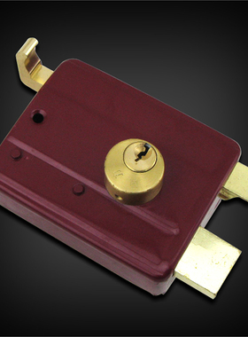 包邮固力锁556老式铁门木门房门锁芯纯铜家用通用型暗锁双舌门锁