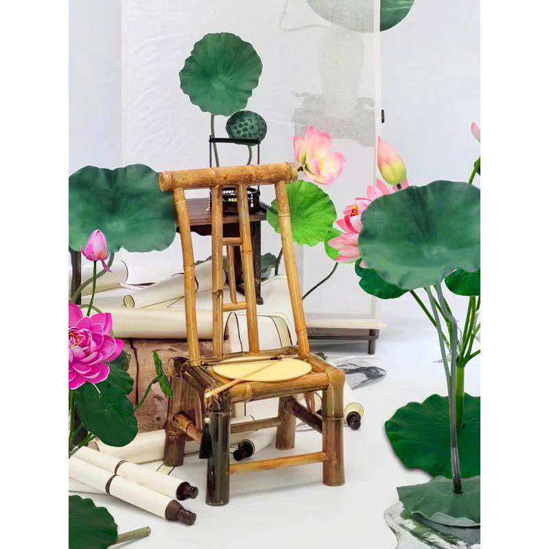 彷真荷花假荷叶新中式水池装饰幼儿园环创造景塑料植物拍照道具