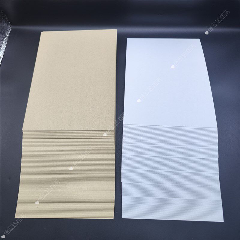 包邮灰底白纸 城建档案盒封底纸 A4封面纸 白卡纸 350克加厚100张