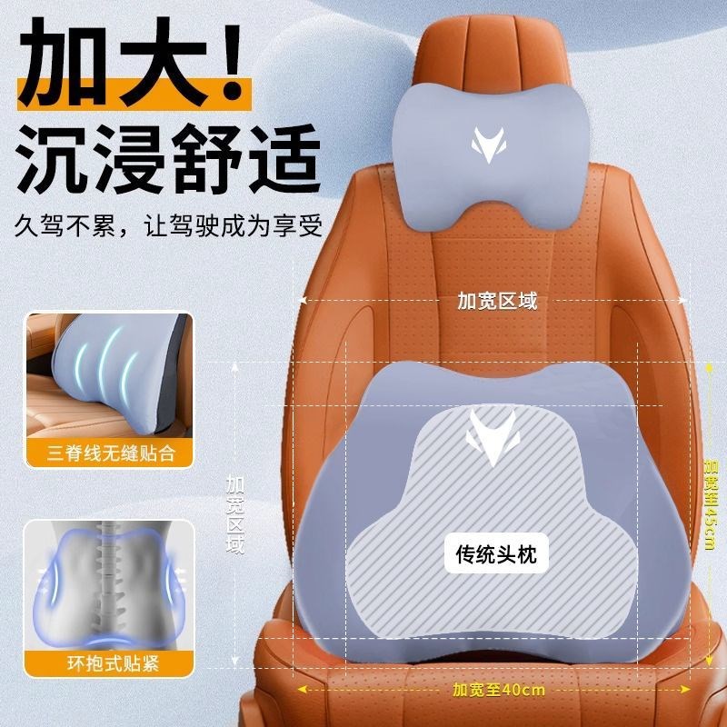 极狐考拉头枕腰靠车用护颈枕考拉S专用记忆棉原厂靠背靠垫靠枕新