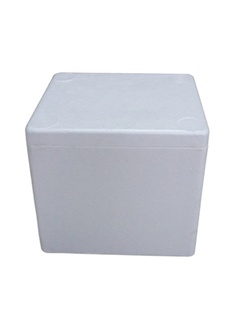 冰淇淋冷藏运输加厚Q加硬保鲜温海鲜库 厂泡沫箱保温箱干冰盒2号