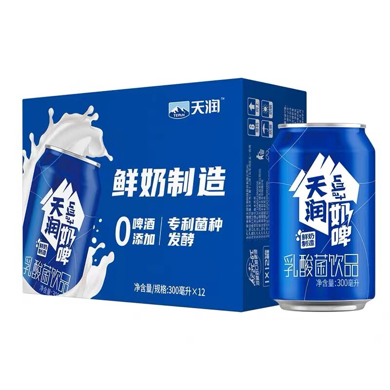 北京发货 天润奶啤300ml饮料新疆特产乳酸菌饮料不含酒精