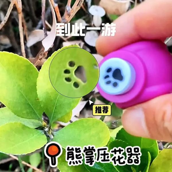 熊图器压小号机可爱掌创意压花器打孔器学生diy工具印花儿童手工