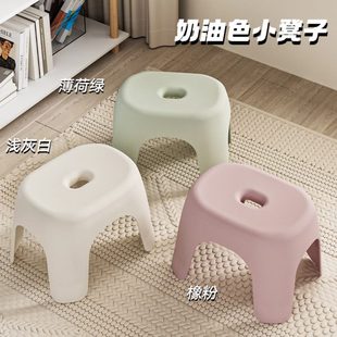 少塑料 板凳矮凳浴室儿多色卫生间加厚客厅茶几小凳子家用椅子换鞋