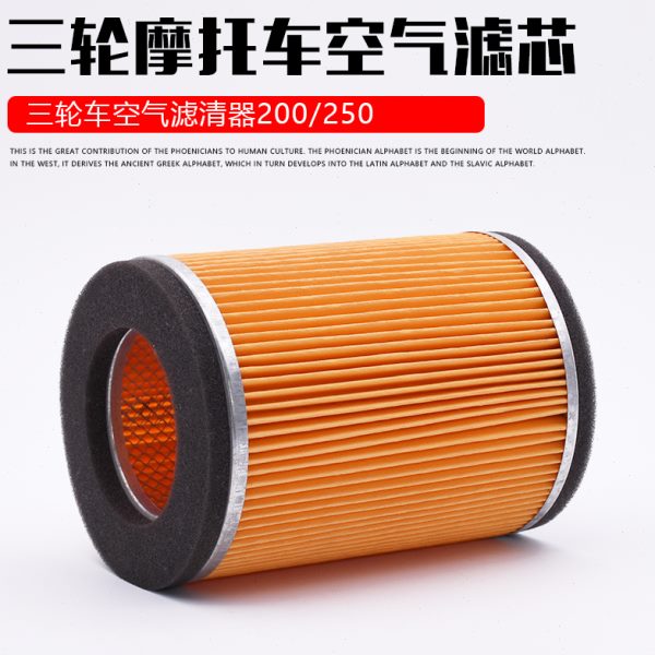 1JA1J马骏老年 9申250封闭车20三轮摩托车7A富路6空气龙 滤芯 00