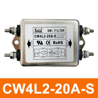 电源滤波器CW4L2-10A-T CW4EL-20A-S双级净化单相 220V 20A 30A