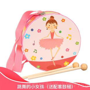 新品儿背带鼓童手音乐玩具鼓小鼓腰鼓宝拍宝敲鼓1-3-6岁奥尔夫乐