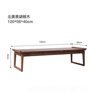 新品 禅意桌家用 小榻榻矮米台飘窗茶桌阳台桌子日式 茶茶几实木中式