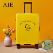 新品 拉学 儿童李行箱男孩网红箱子20寸生旅行箱杆女24卡通可爱密码