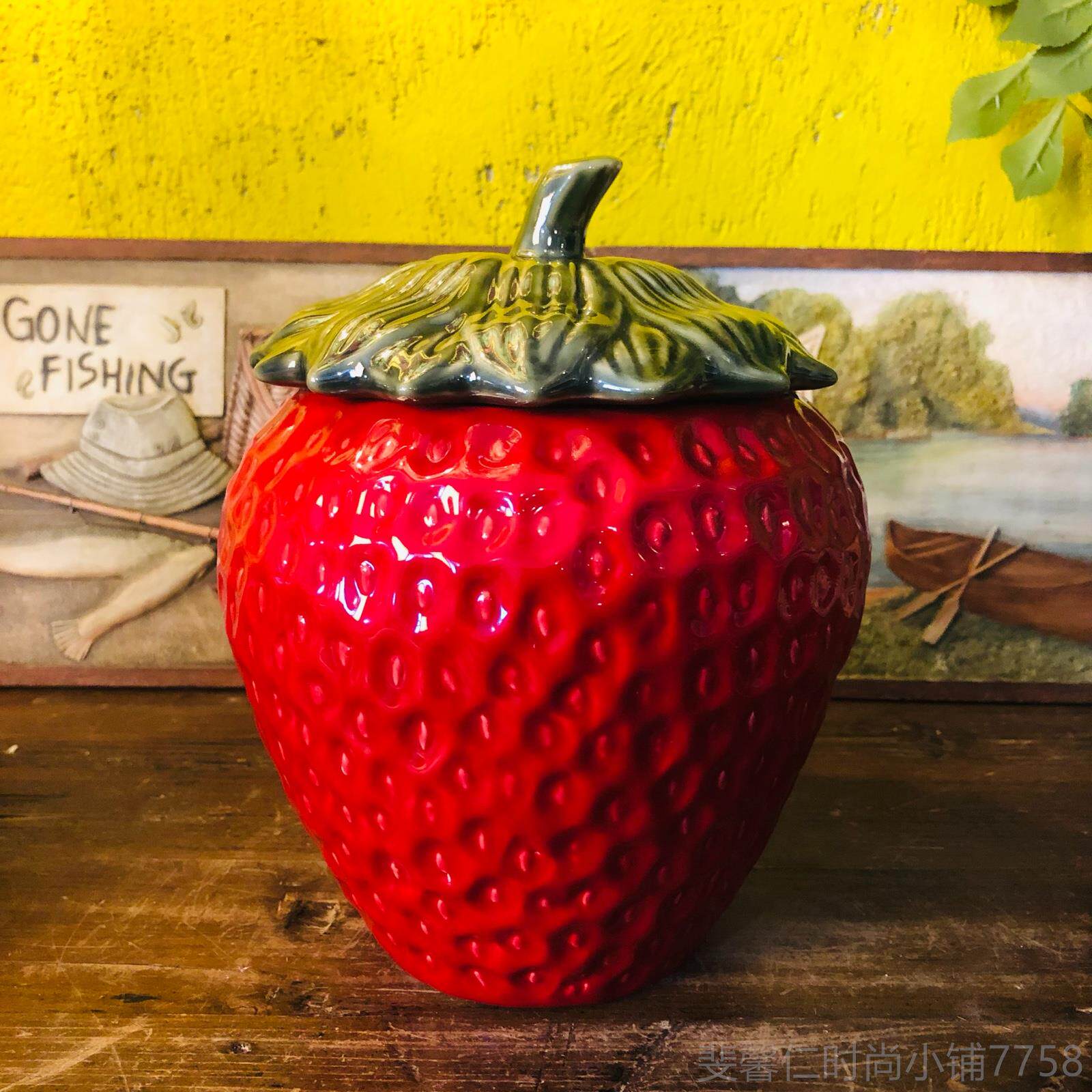 新品出口葡草萄牙莓系列具 罐子 盘子 咖啡杯餐手绘3D立体雕刻釉