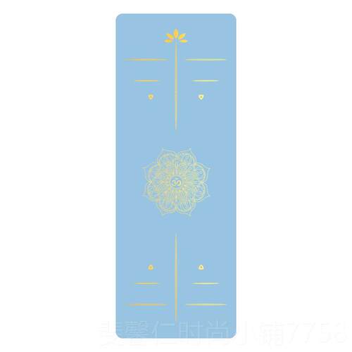 新品天然橡胶伽垫防滑初学者烫可金土豪垫PU瑜珈瑜G垫健身专业定
