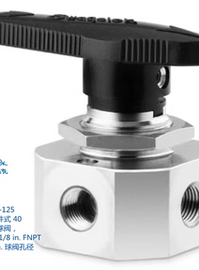 SWAGEL SS-43YF2-125 4通球阀0.08Cv1/8 inFNPT0.125in