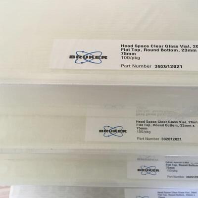 布鲁克顶空瓶392612021 20mL  23x75mm 100pk 同5182-0837