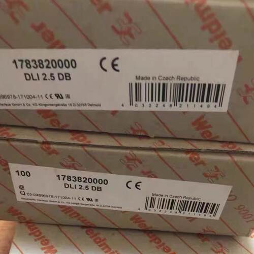 魏德米勒传器和执行器端子 1783820000 DLI 2.5 DB