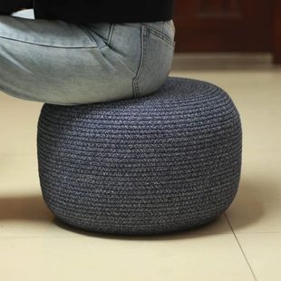 卧室棉麻绳家用加厚线飘窗编坐墩坐垫蒲团坐垫懒人榻榻米阳台地板