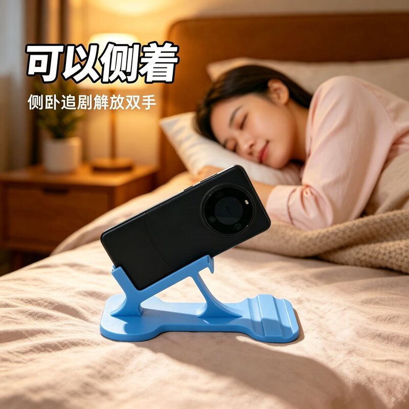 不压手侧躺懒人手机支架卧床床边桌面新款追剧躺卧支撑置物架