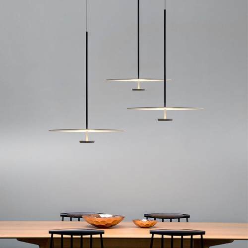 北欧客厅创意样板间圆形灯具现代简约餐厅吧台卧室书房小吊灯极简