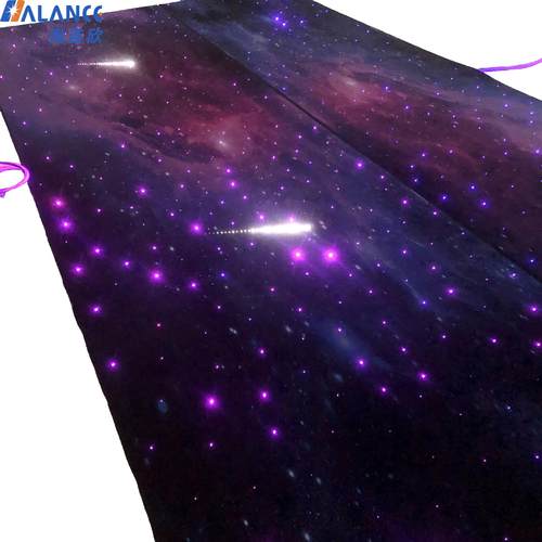 5米彩绘星空流星闪烁地毯星空顶 吊顶光纤灯