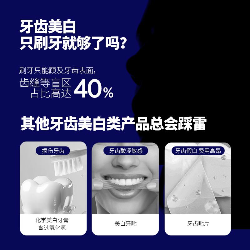 【磅k象升级Wter31442pi冲】家用牙T机亮水牙线a 线洗牙小器白重