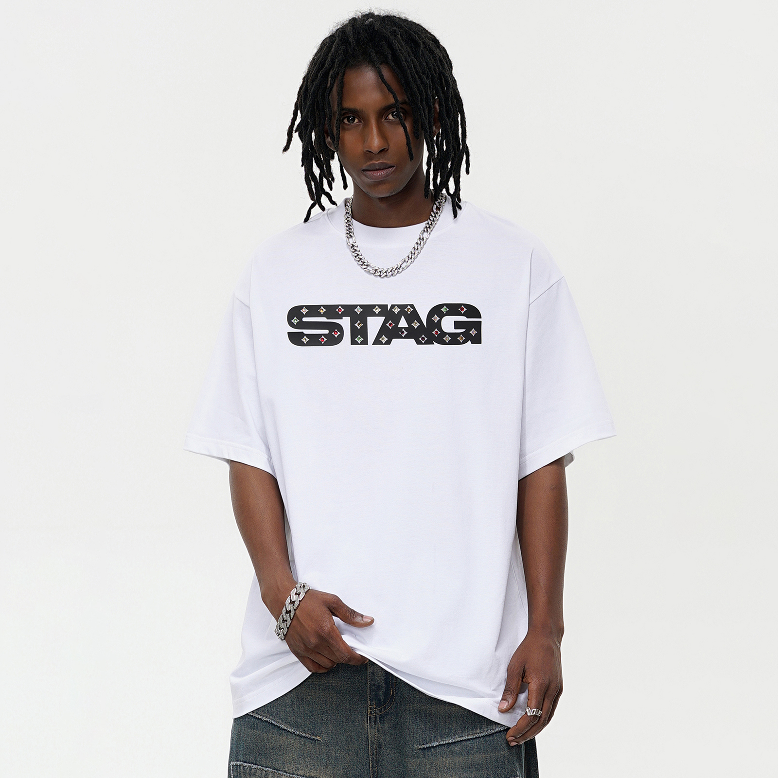 STA重磅纯棉短袖T恤宽松