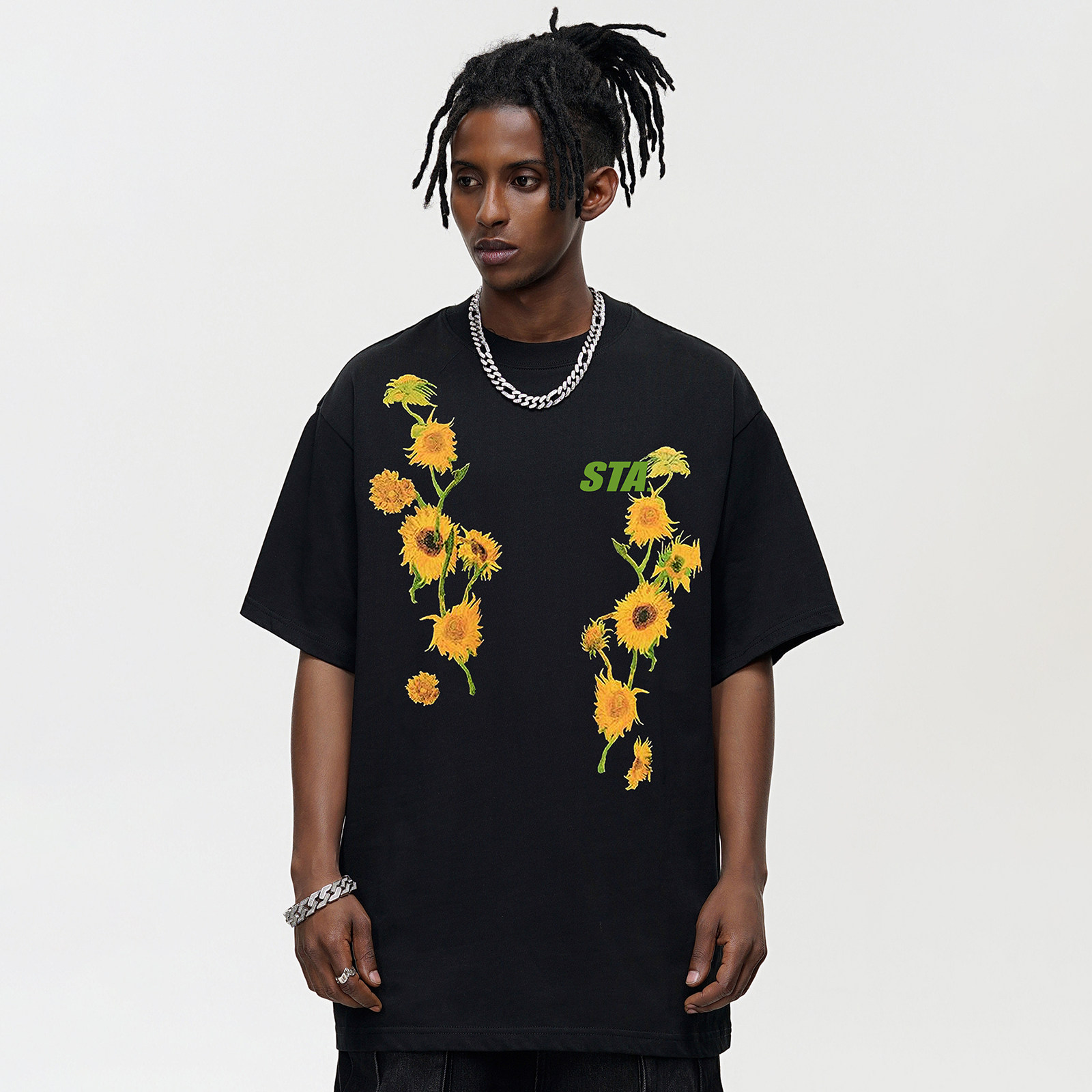 STA国潮中国风印花短袖T恤