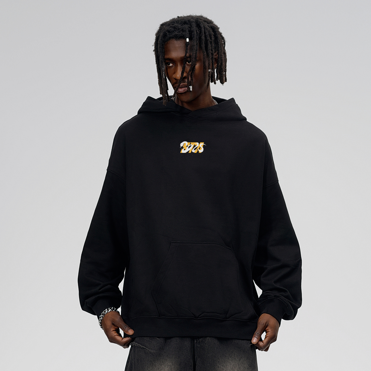 STA重磅加厚宽松连帽卫衣情侣款