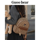 GUOOBEAR古家小熊双肩包女2025新款 时尚 大容量多功能大学生背包