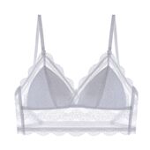 0041 新款 全蕾丝性感大露背无钢圈文胸三角杯舒适透气美背内衣