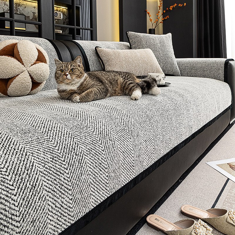 沙发垫2025新款m四季通用简约现代轻奢高级感防滑皮沙发坐垫子套