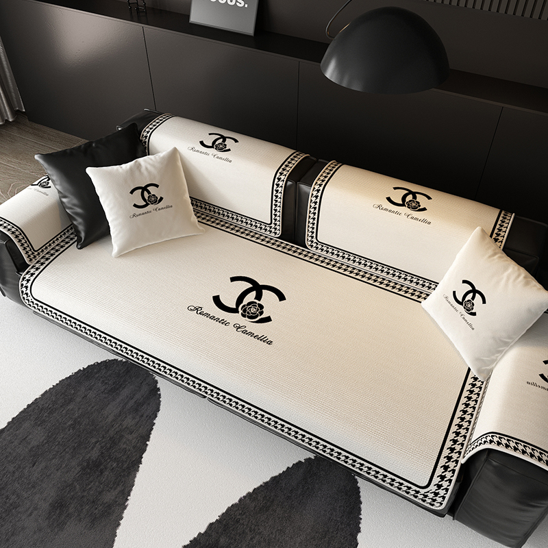 法式轻奢沙发垫小香风四季通用20B23新款高级套罩盖巾盖布防滑坐