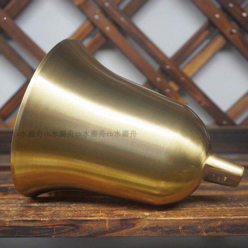 黄铜铃铛纯铜超响声大小号风铃光面入户大门中式家居装饰挂件摆件