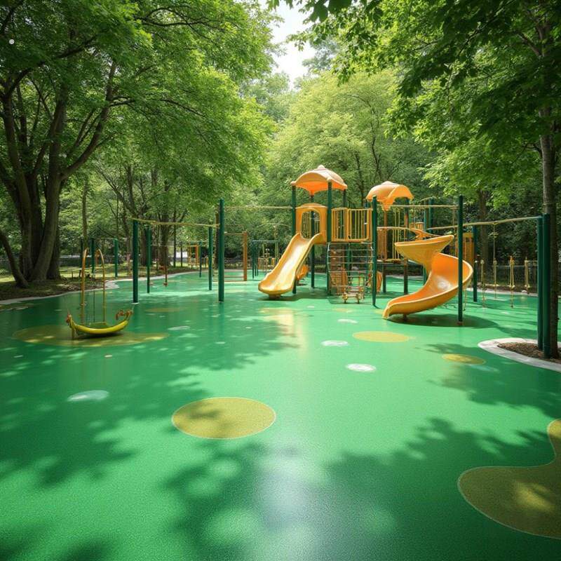 户外游乐场地坪漆室外防水防晒耐磨防滑丙烯酸地面漆水泥地面专用