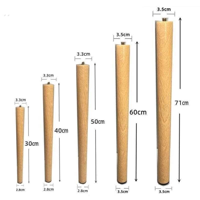 实木质免打孔茶几桌腿支撑脚增加高架配件学习圆书电脑桌沙发柜子