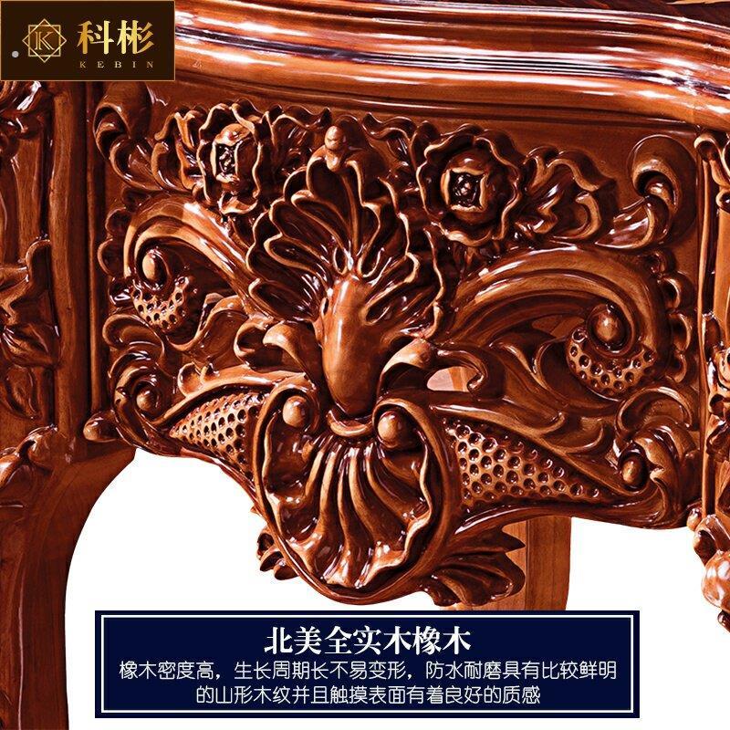 欧式实木角几 美式别墅家用小户型沙发边几咖啡桌茶桌角落小方几