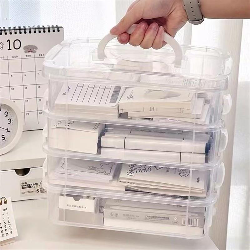 积木收纳盒工具分类盒子装玩具积木小颗粒零件分格抽屉储物整理箱