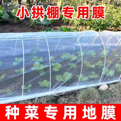 农用蔬菜小拱棚支架拱杆玻璃纤维塑料菜园大棚地膜种菜专用防虫网 - 封面