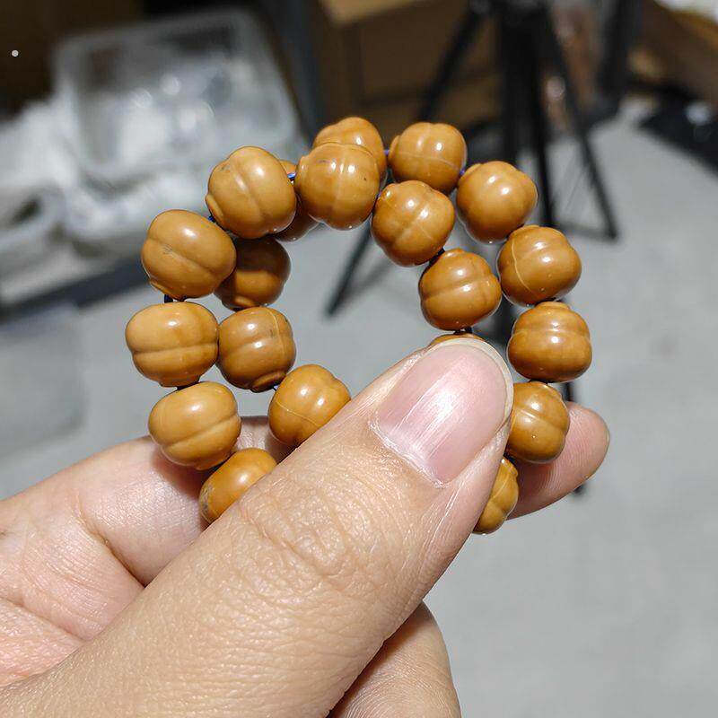 野生葫芦小福禄猴头核桃手串手持老型桶龙炎雕刻男士随身葫芦文玩
