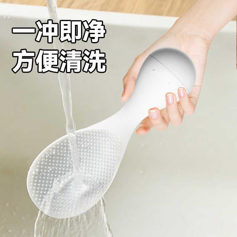 不倒翁防粘米饭勺可站立耐高温家用厨房电饭煲盛饭打饭勺子饭铲子