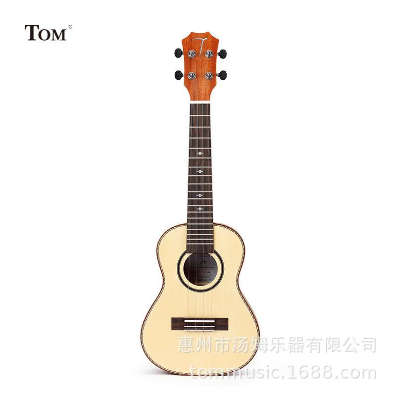 TOM TUC280单板尤克里里初学者乌克丽丽小吉他云杉木ukulele23寸