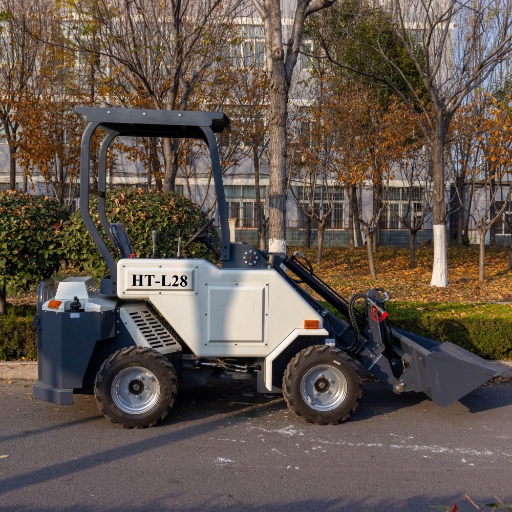 电动小铲车 小型农用养殖垃圾厂推土机 建筑工地沙场四驱装载机