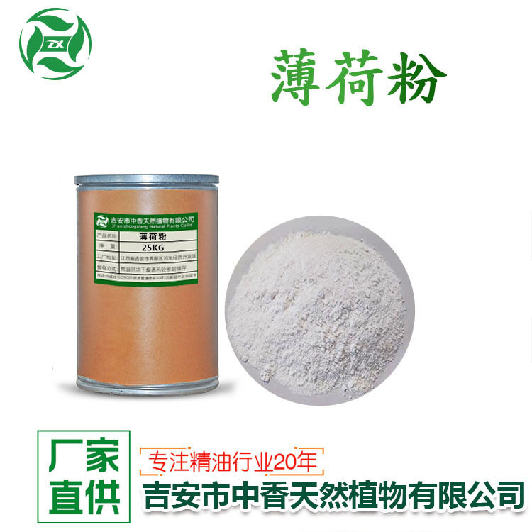 吉安中香 水溶薄荷粉 水溶薄荷脑粉 植物提取厂家现货供应