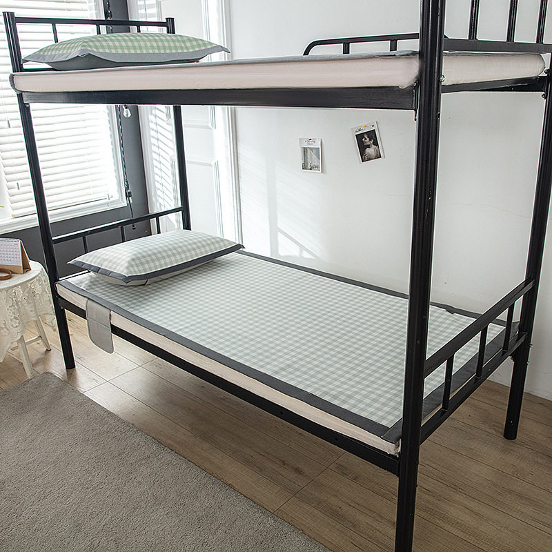 宿舍学生冰丝凉席90公分1.2米可水洗机洗夏天职工凉席草席 藤席软