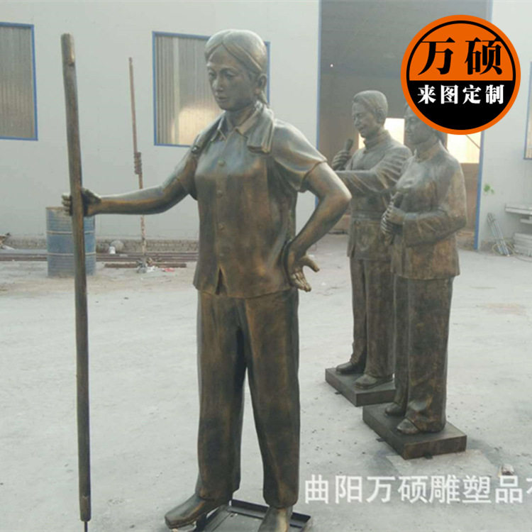 玻璃钢民俗文化音乐仿铜人物雕塑 商业街步行街公园广场音乐雕塑